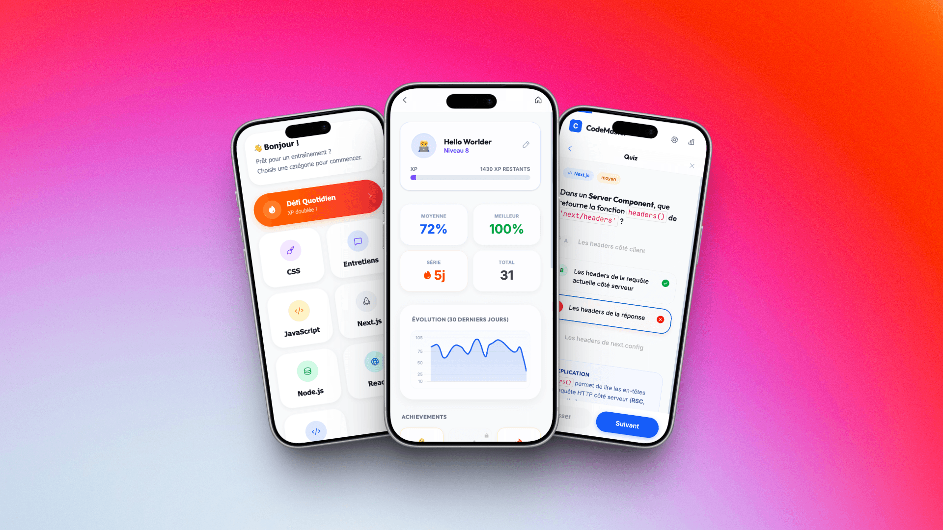 Screenshot of the CodeMaster project
